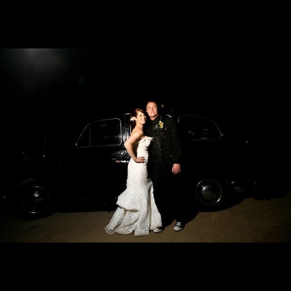 Romona Keveza Lace Wedding Dress - Picture 2 of 6